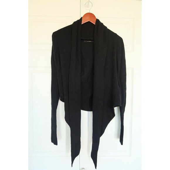 FLAWED All Saints Merino Wool Wasson Pirate Cardigan pls read - Picture 2 of 9